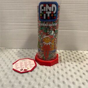 Holiday Adventure Find It Game. Elf on a Shelf